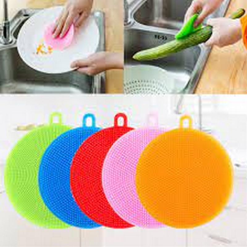 Silicone Dish Scrubber Kitchen Cleaner Washing Tool NY Store