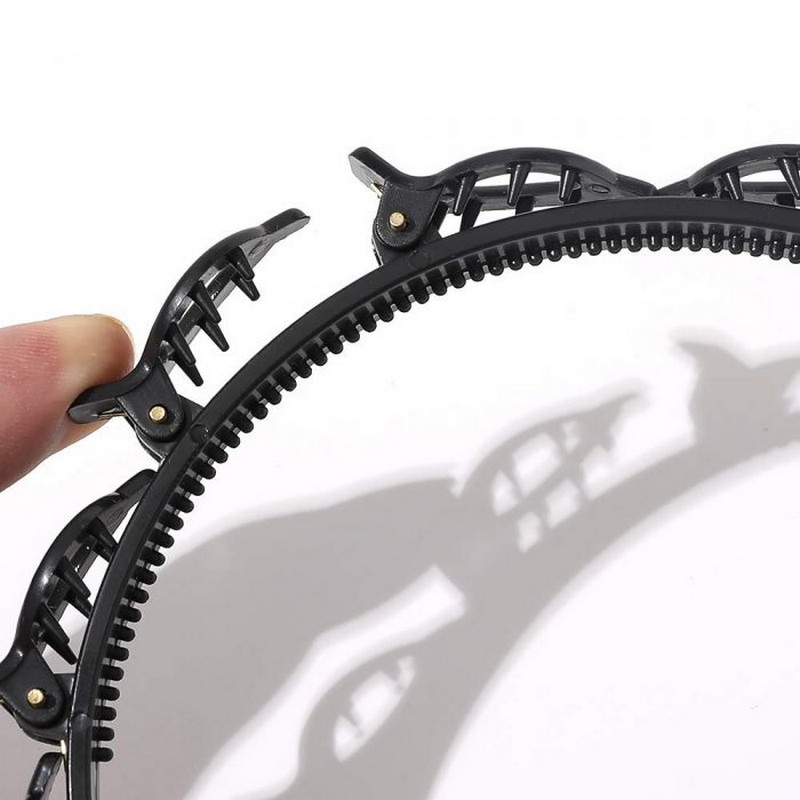 Hair Twister Band Double Bangs Hairstyle Hairband Hair Accessories (Pack of 2)
