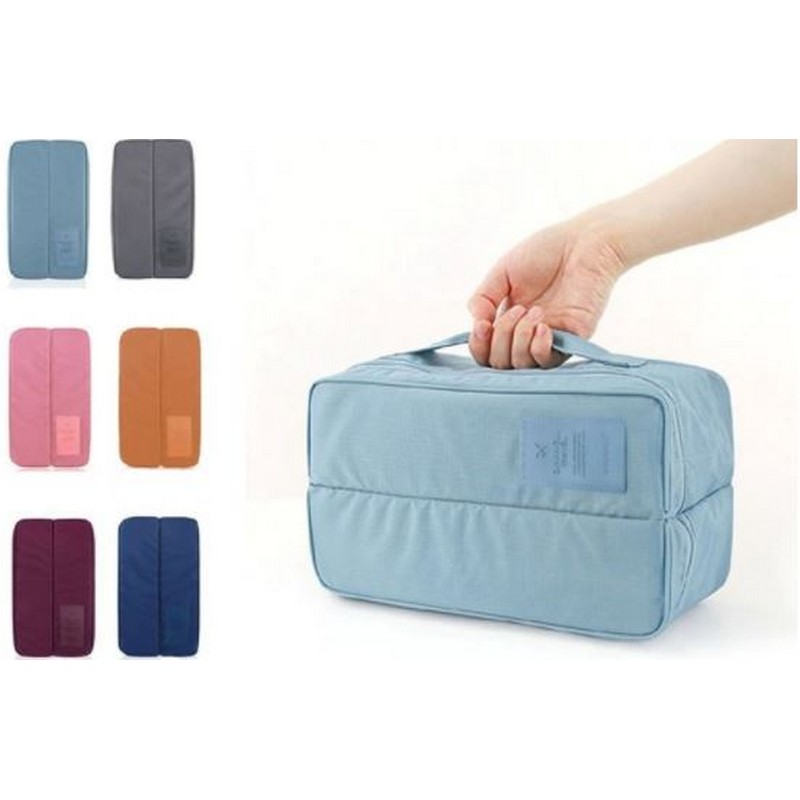 Divided Pouch Makeup Organizer Travel Zipper Organizer Bag NY Store