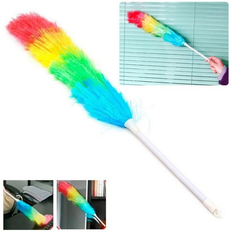 Cleaning Feather Duster Brush Colorful Feather Duster NY Store