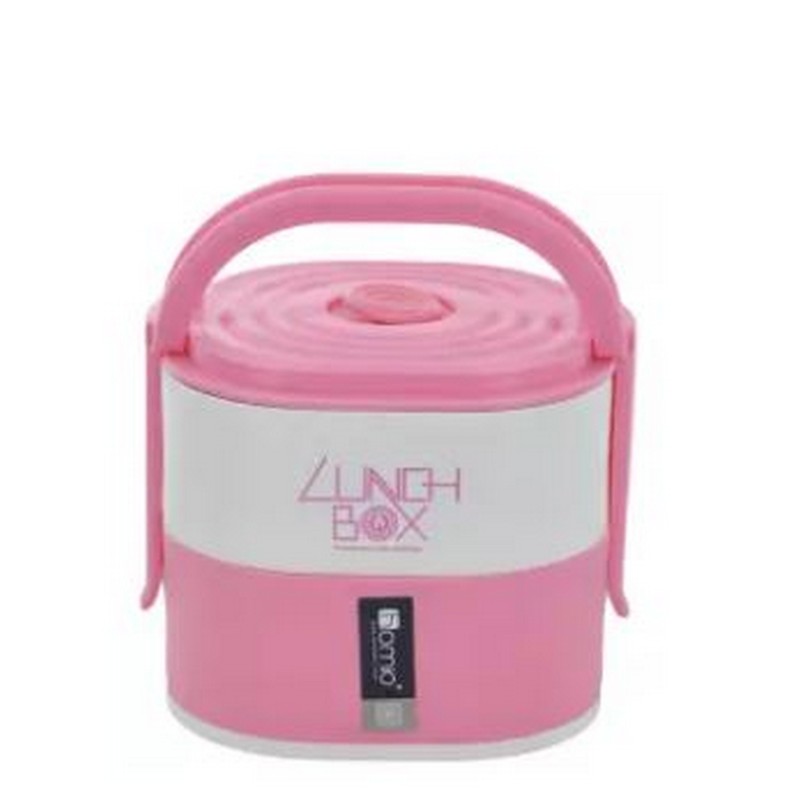 HOMIO Two Layered Food Carrier 1690ml Plastic Lunch/Tiffin box