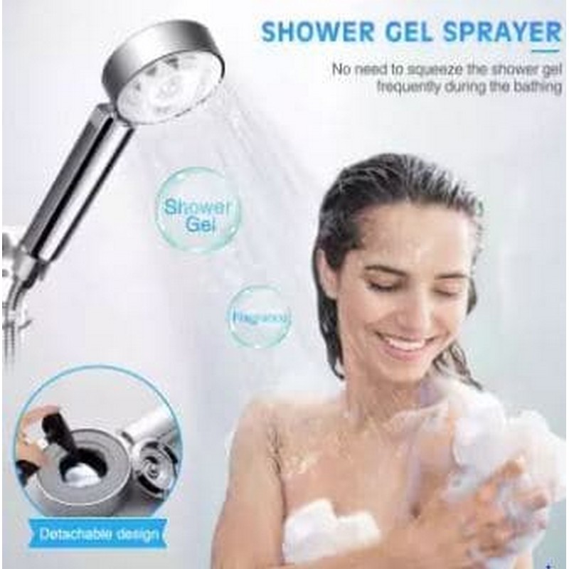 Handheld Shower Head, High Pressure Showerhead with Double Sided Spray & Free Filling Design