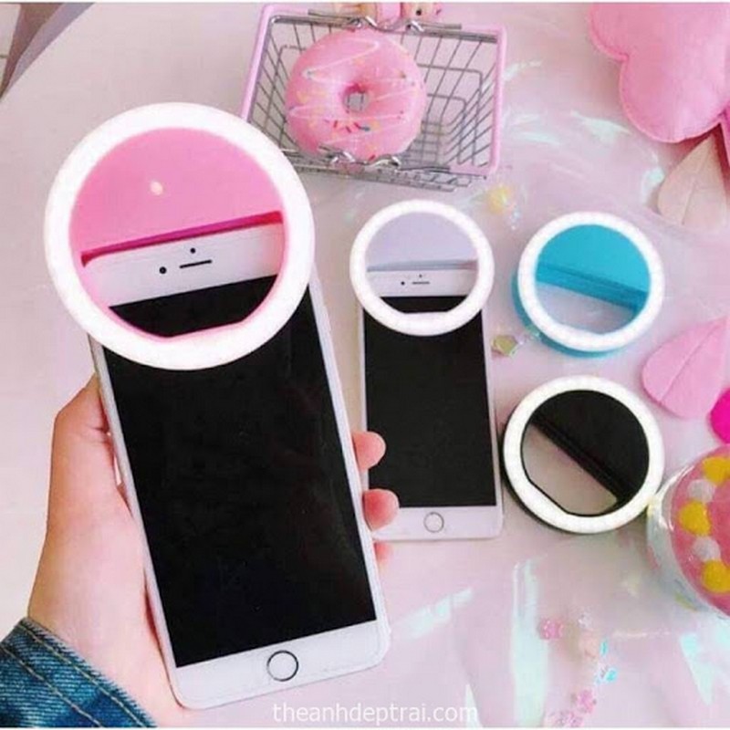 Selfie Ring LED Light Portable Mobile Selfie Lamp for iPhone, iPad, Samsung Galaxy, Photography