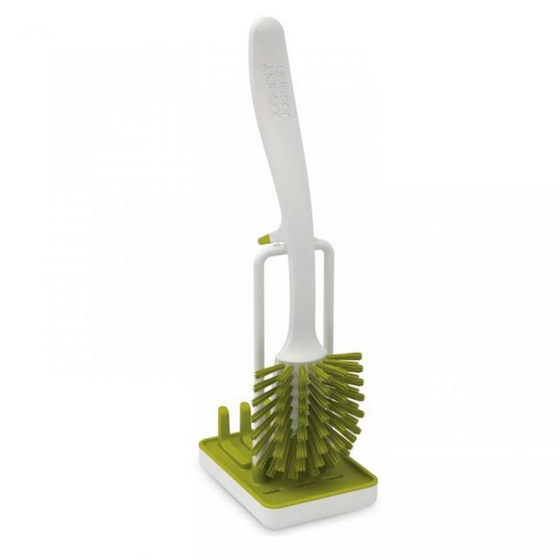 Sink Tidy Set Kitchen Utensils Dishes Cleaning Brush with Sponge Holder