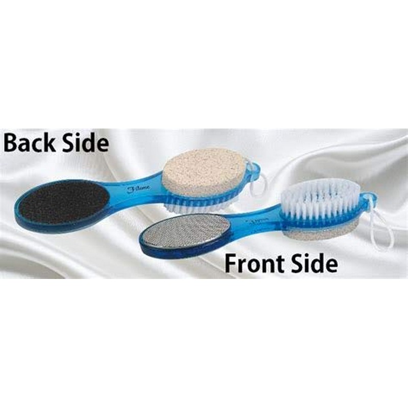 4 In 1 Multi-Use Pedicure Scrubber (Cleanse, Scrub, File And Buff) Pedicure Tool