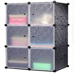 Clothes 6 Cube Organizer With Doors