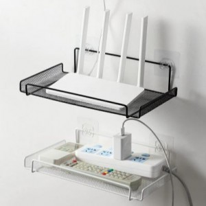Wall Mounted Storage TV Router Shelf Rack Remote Holder