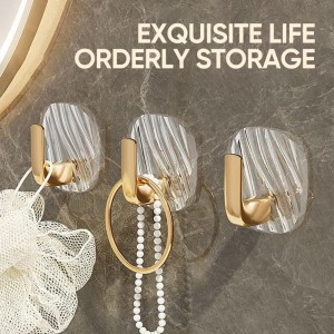 Pack of 3 Heavy-Duty Self-Adhesive Hooks