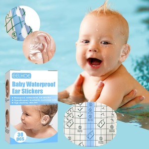 30pcs Baby Waterproof Ear Patch Stickers Ear Protector Swimming Bath Shampoo