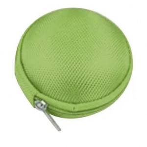 1Pc Portable Mini Zipper Earphone Case, Bluetooth Headset Earbud Storage Box Bag