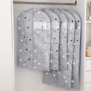 Wardrobe Storage Bag Oxford Cloth Clothes Dust Suit Hanging Clothes Pocket, 60 X 90cm