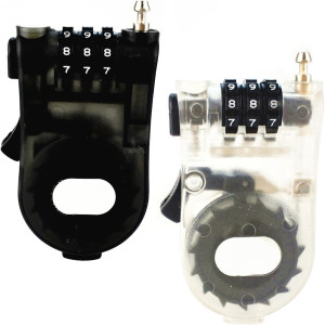 Suitcase Combination Lock Zinc Alloy Luggage Password Padlock with 1 Meter Wire Rope