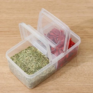 1pc Spice Seasoning Storage Box Multi-Grid Large Storage Case, Kitchen Accessories