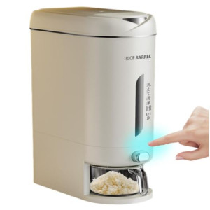 Rice Dispenser Storage Container Sealed Grain Cereal Dispenser Storage Box With Measuring Cup