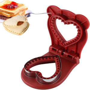 Sandwich Sealer Cutter, Heart Shape Bread Sealer, Stainless Steel Sandwich Shape Cutters, Sandwich Maker Mold