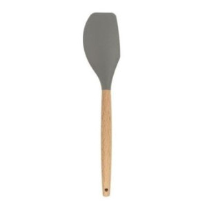 Silicone Curler Spatula Wooden Handle