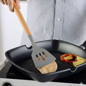 Wooden Handle Silicone Head Turner