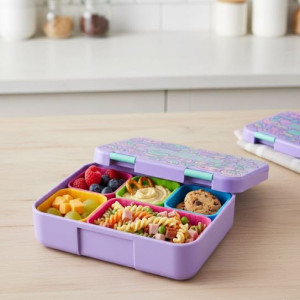 Smiggle - Curious 4 Compartment Bento Lunch Box for Kids