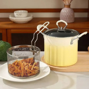3L Deep Fryer Pot with Frying Basket