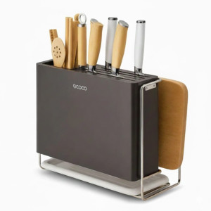 Ecoco Integrated Kitchenware Storage Rack, Countertop Knife Rack