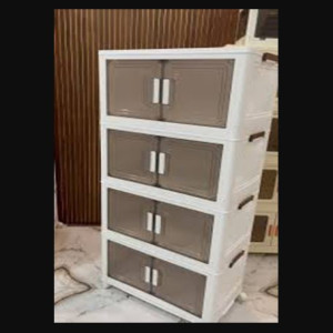 Stackable Storage Cupboard - 3/4/5 Layers with Wheels