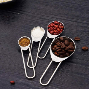 Set of Stainless Steel Measuring Spoons