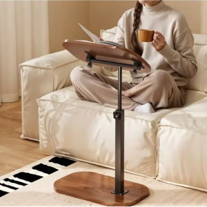 Height Adjustable C Shaped Side Table