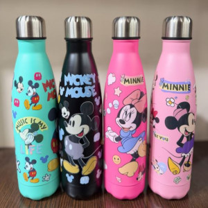 Mickey Mouse Stainless Steel Thermal Water Bottles – 500ml