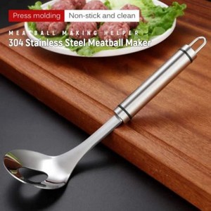 Stainless Steel Meatball Scoop, Kofta Maker, Non-Stick Meatball Maker Scoop, Long Handle Meat Scoop