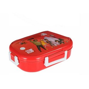 School Lunch Box Big-Hero Cartoon Printed - Stainless Steel