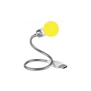 Usb Powered Led Night Bulb - Yellow