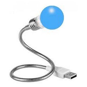 Usb Powered Led Night Bulb - Blue