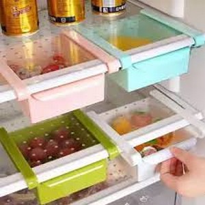 Multifunctional Slider Fridge Drawer Organizer, Food Saver Storage Container