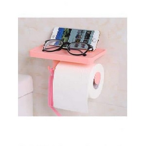 Toilet Paper Holder with mobile jewelry accessories shelf Rack
