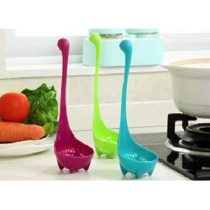 Plastic Colander Strainer Pasta Tool Plastic Straining Spoon with Filter Strainer