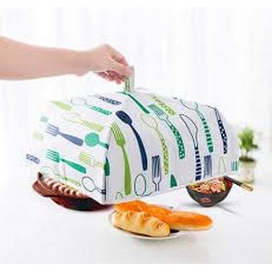 Set of 2 Foldable Portable Thermal Pop-Up Collapsible Insulated Food Cover Tent with Aluminum Foil for Keeping Food Hot