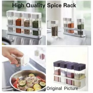 4 - Piece Spice Jar Set Salt Pepper Chili Sugar Cumin Paprika Sugar Container