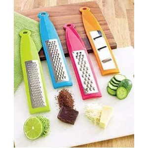 Set of 4 Colorful Handheld Kitchen Vegetables & Cheese Grater Set