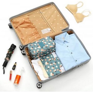 Closet Bra Underwear Undergarments Organizer Waterproof Travel Packing Toiletry Makeup Bag