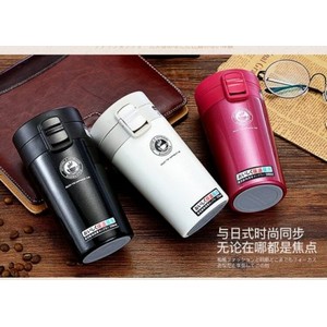 Stainless Steel Double Wall Vacuum Coffee Cup Flask Hot & Cold Mug Coffee Cup Couple Cups Office Cup 370ml