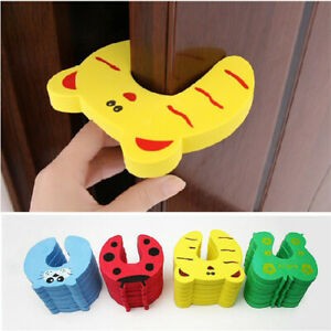 Pack of 2 - Kids Animal Door Stopper Baby Child Safety Finger Protector Guard