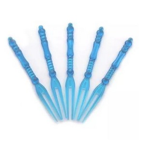 Pack of 24 - Plastic Fruit Forks, Forks Bistro Cocktail Forks Tasting Appetizer Forks