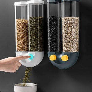 Wall mounted Rice and Grain Dispenser Double Large