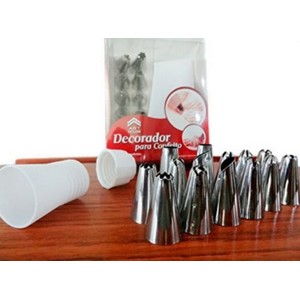 Decoration Nozzels with Reusable Icing Bag