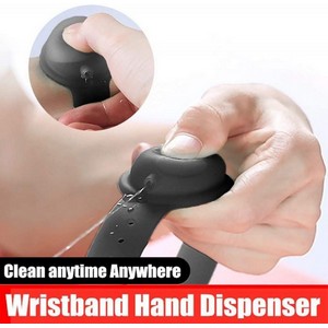 Silicone Wristband Hand Sanitizer Dispenser Sanitizing Strap Bands (pack of 4)