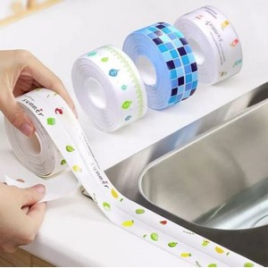 White Printed Sealing Tape PVC Self Adhesive Waterproof Sealing Tape