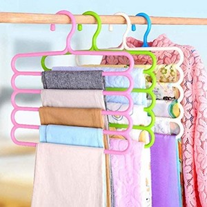5 Layers Multipurpose Multi Layer Hanger Cupboard Accessory Organizer
