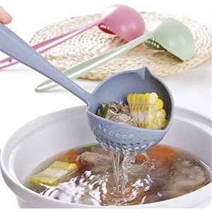 Soup Colander And Strainer Spoon Long Handle Soup Spoon with Filter