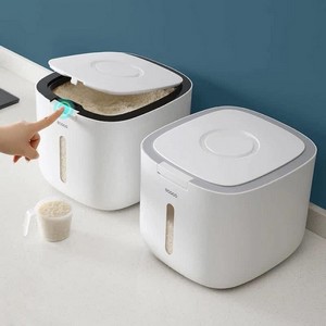 10kg Moisture Proof Kitchen Storage Box - Grain Container Household Storage Rice Box