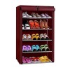 Shoe Rack & Wardrobe 5 layers Portable Shoe Rack